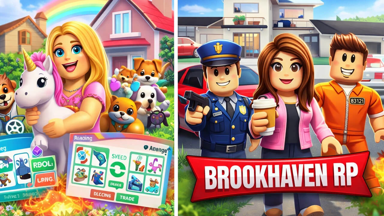 Adopt Me! And Brookhaven RP Showdown!