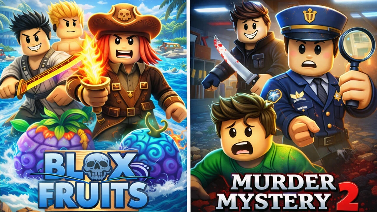 Murder Mystery 2 And Blox Fruits!