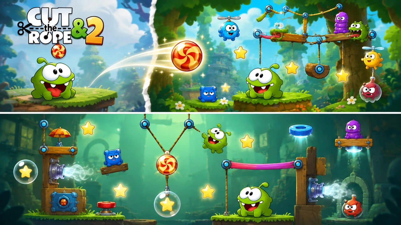Cut The Rope 2 Physics Puzzle Games