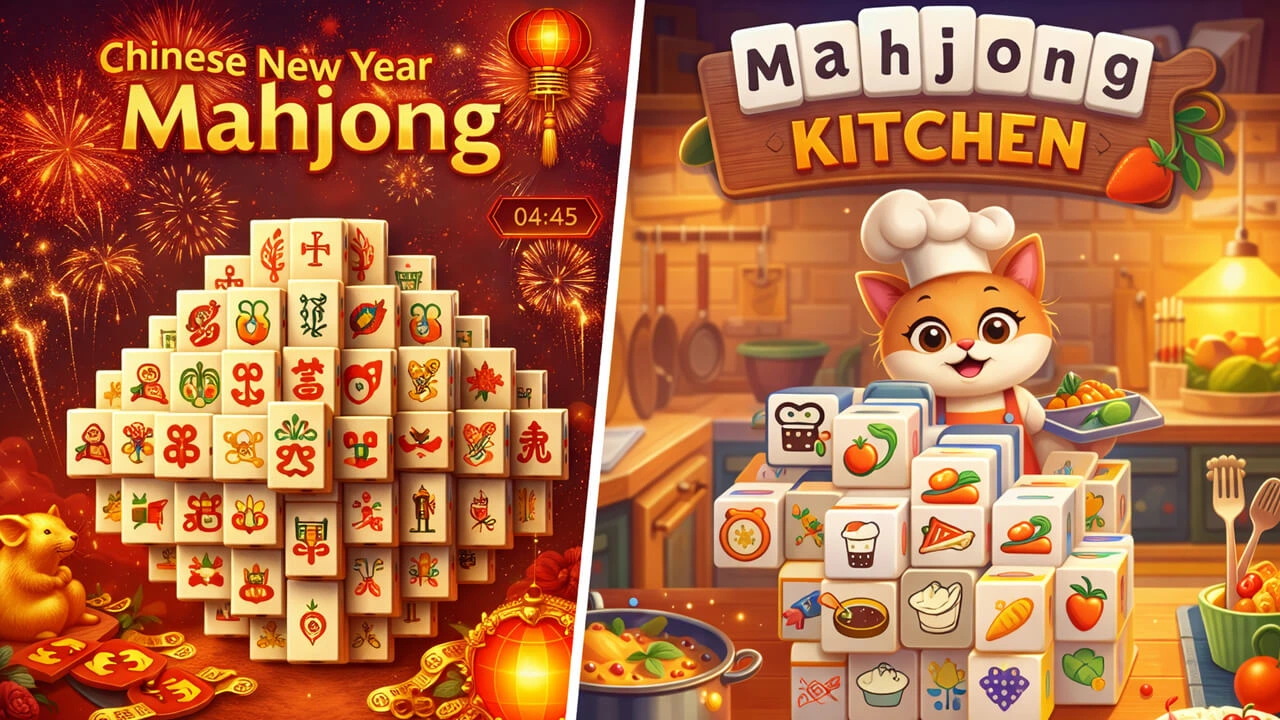 Explore Chinese New Year Mahjong And Mahjong Kitchen Games Online