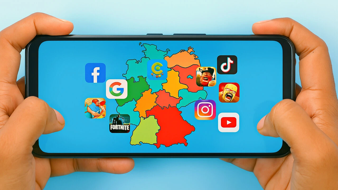 Favorite Online Games And Apps In Germany