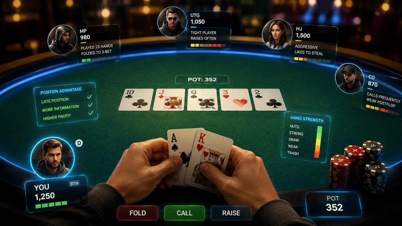 Poker Position Strategy For Reading Hands With More Confidence!