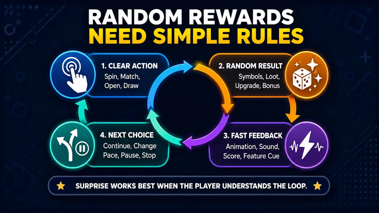 Random Outcomes Need Readable Rules!