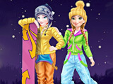 Elsa And Anna Winter Vacation