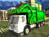 Trash Truck Simulator . Online Games . BrightestGames.com