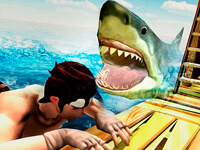 Raft Angry Shark Hunting