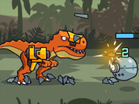 CyberDino: T-Rex vs Robots 🕹️ Play on CrazyGames