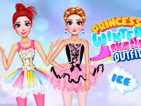 Princess Winter Ice Skating Outfits