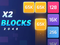 X2 Blocks 2048 Match Numbers