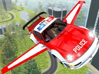 Flying Police Car Games