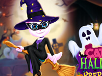 CAT GIRL HALLOWEEN PREPARATION jogo online gratuito em