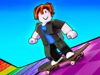 Obby: Skateboard Race