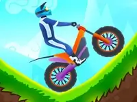 Hill Climb On Moto Bike