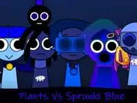 Plants vs Sprunki Blue