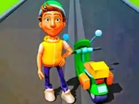 Paper Boy Race: Running Game