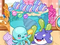 Tiny Baker Ocean Jelly Cake