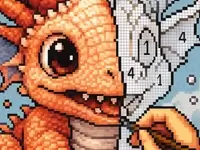 Draw Picture By Numbers: Pixel Art