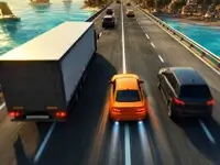 Overtaking On The Highway At Speed