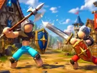 Red and Blue: Battle of Men Stick Titans