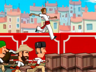 Soo i am working game called Extreme Pamplona, Extreme Pamplona is my child  hood game that i really liked but because of flash got deleted i cant play  it anymore so i
