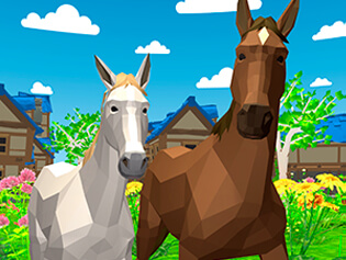 Horse Family: Animal Simulator 3D . 