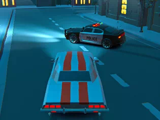3D Night City: 2 Player Racing