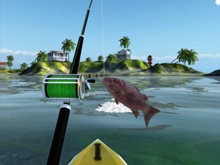 Azure Sea Fishing . Online Games . BrightestGames.com