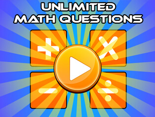 Unlimited Math Questions . Online Games . BrightestGames.com