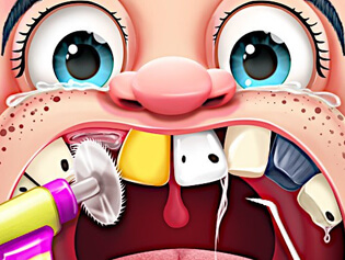 Crazy Dentist . Online Games . BrightestGames.com