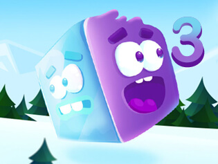 Icy Purple Head 3: Super Slide . BrightestGames.com