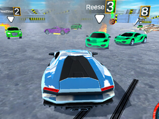Y8 Multiplayer Stunt Cars . BrightestGames.com