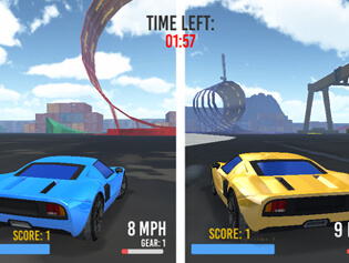 Y8 Multiplayer Stunt Cars . BrightestGames.com