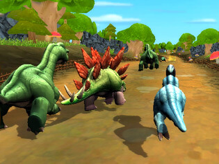 TINY DINO DASH jogo online gratuito em