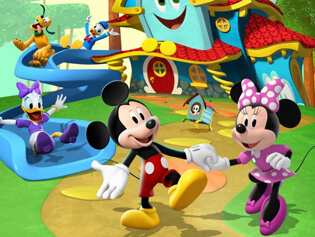 Mickey Mouse Funnys House Mania . BrightestGames.com