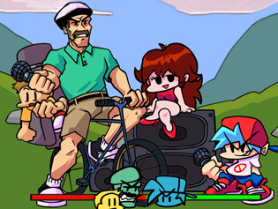 FRIDAY NIGHT FUNKIN' VS IRRESPONSIBLE DAD (HAPPY WHEELS) free online game  on