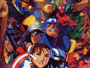 Marvel vs Capcom CPS2 character select screen mockup(only) with all normal  selectable characters from Marvel Super Heroes vs Street Fighter and X-Men vs  Street Fighter in CPS2 original resolution : r/MvC2