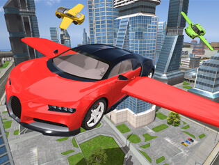 Flying Car Driving Simulator on LittleGames