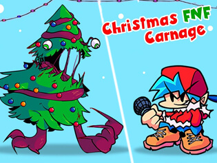 FNF Vs Christmas Tree (Christmas Carnage) . BrightestGames.com
