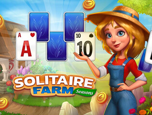 Solitaire Farm: Seasons . BrightestGames.com