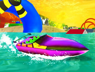 Jet Boat Racing . Online Games . BrightestGames.com