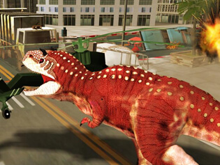 Jogo Dinosaur Simulator 2 Dino City no Jogos 360