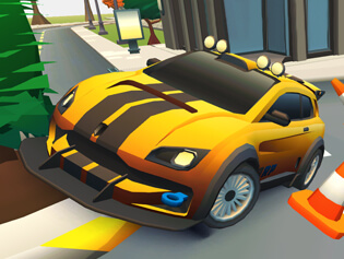 2 Player Battle Car Racing . BrightestGames.com