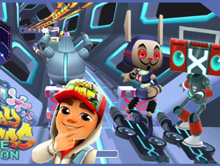 Subway Surfers Space Station . BrightestGames.com