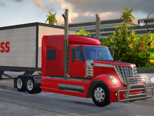 American Truck Car Driving Sim . BrightestGames.com