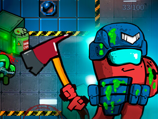 Zombie In Space . Online Games . BrightestGames.com