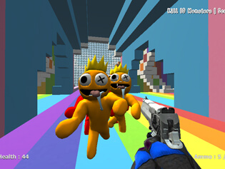 FIGHT WITH RAINBOW FRIENDS 3D jogo online gratuito em