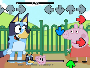 FNF: BLUEY CAN CAN free online game on