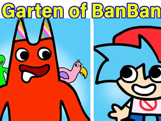 FNF: Garten of Banban Ourple Remix FNF mod game play online