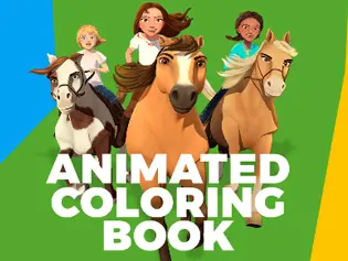 Spirit Riding Coloring Book Spirit Riding Free Animated Coloring Book . BrightestGames.com