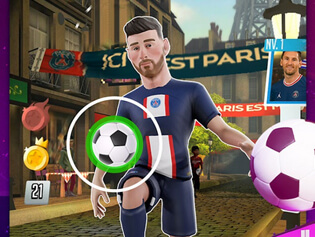 PSG Football Freestyle . Online Games . BrightestGames.com